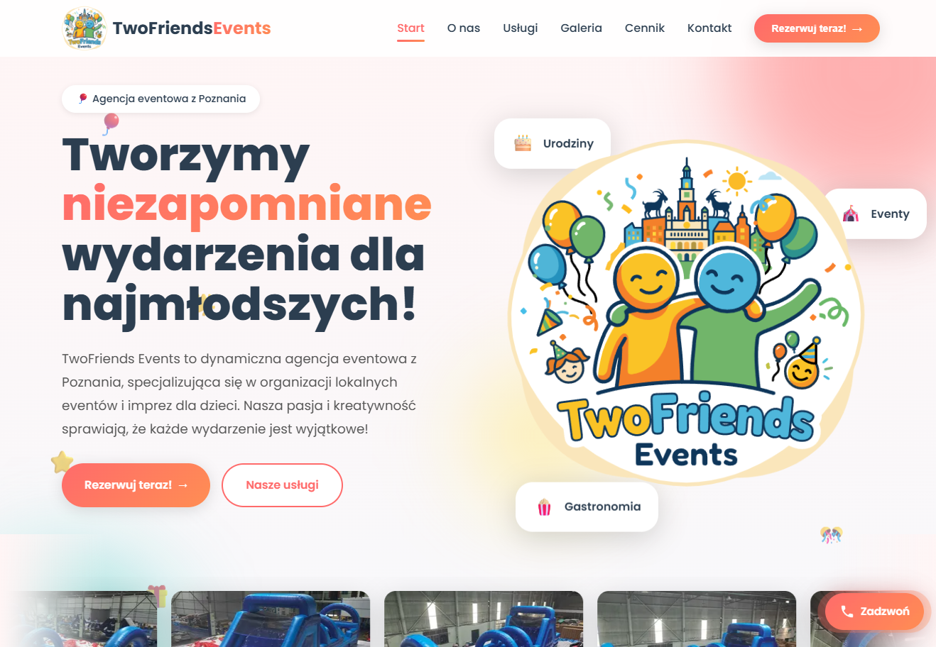 Okładka projektu TwoFriends Events